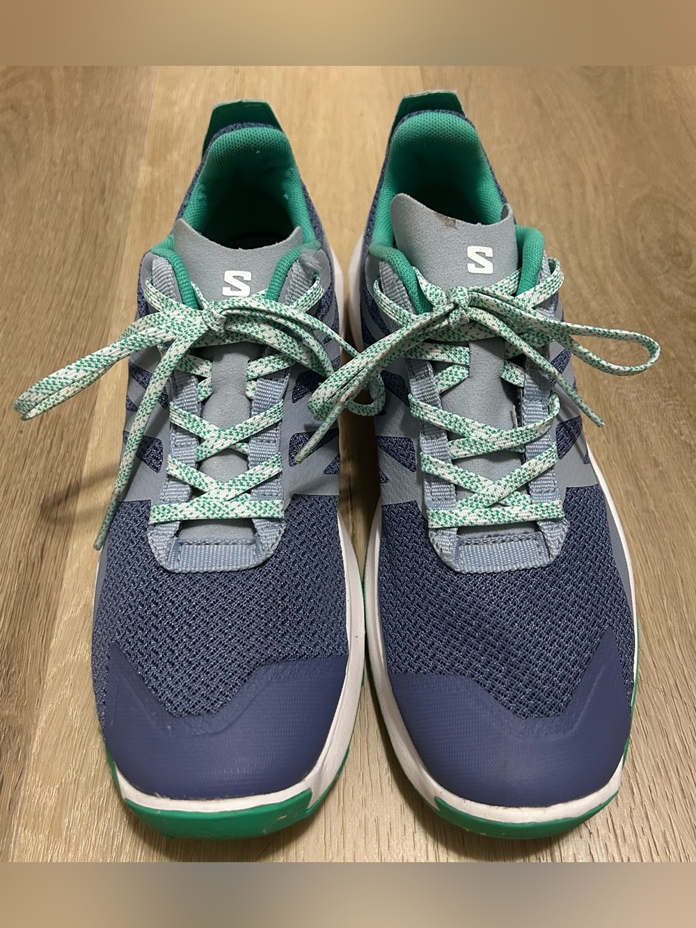 Salomon Men’s Navy, Light Gray & Teal Athletic Sneakers
